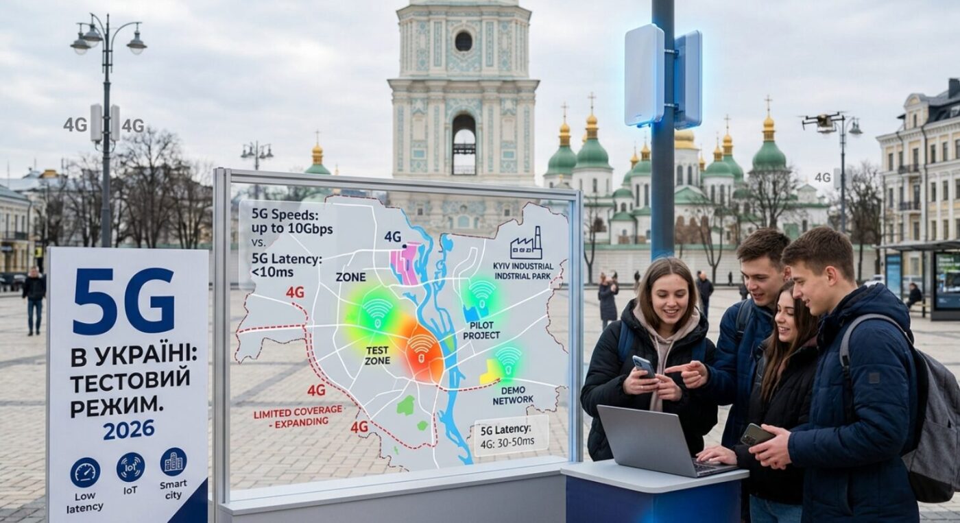 Чи є вже 5G в Україні і де його можна підключити зараз
