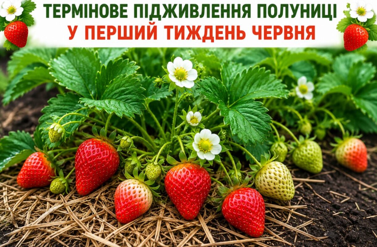 Термінове підживлення полуниці на початку червня: що зробити зараз, щоб ягоди були більші та солодші