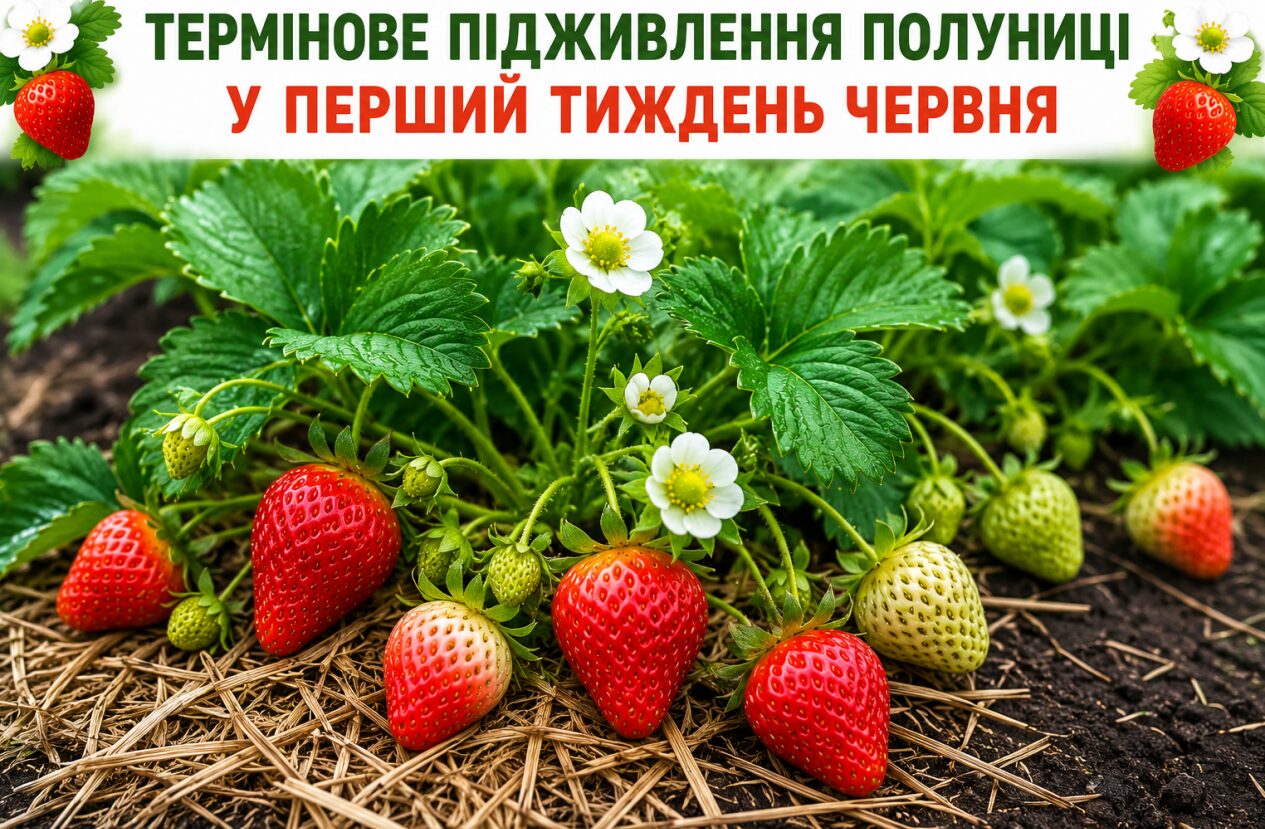 Термінове підживлення полуниці на початку червня: що зробити зараз, щоб ягоди були більші та солодші