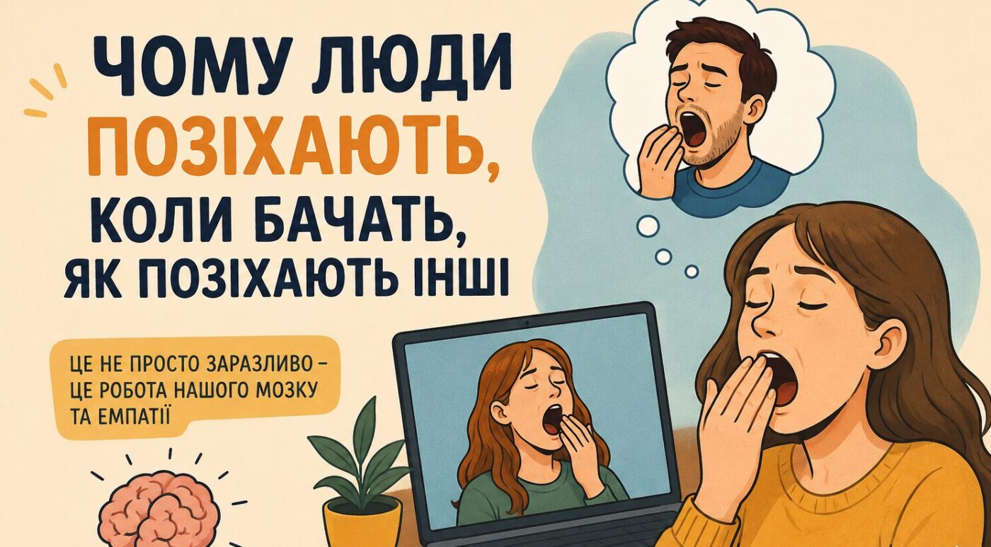 Чому люди позіхають, коли бачать, як позіхають інші