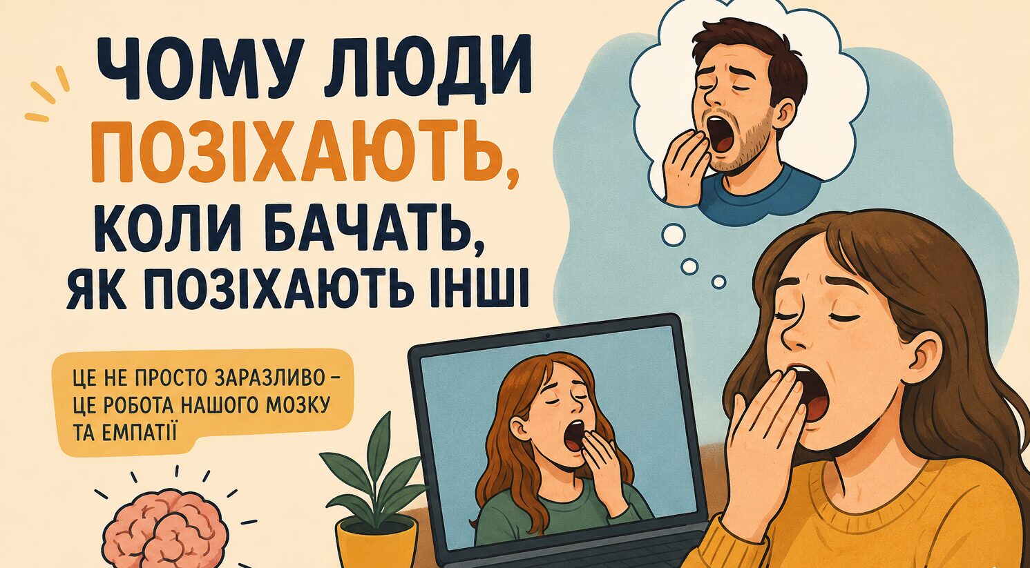 Чому люди позіхають, коли бачать, як позіхають інші