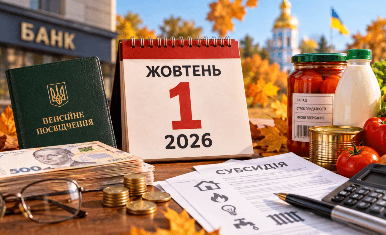 Що зміниться для українців з 1 жовтня 2026 року